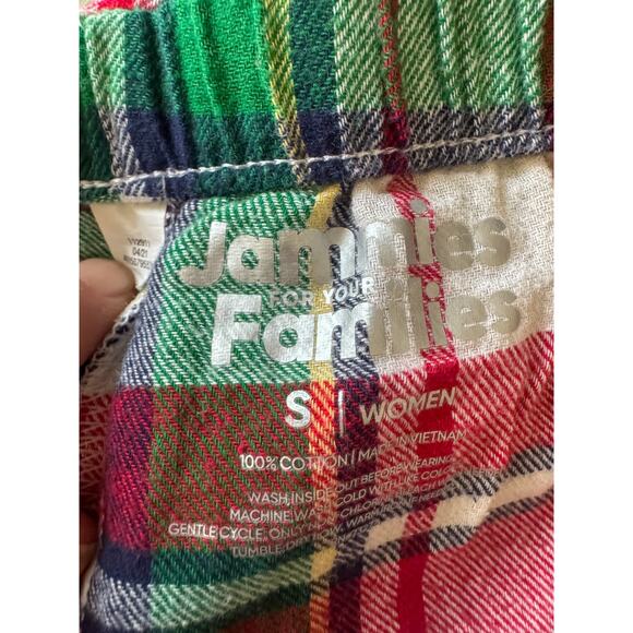 Christmas Plaid Flannel Pajamas Set | Button-Up & Pants (Size S) - Picture 8 of 8